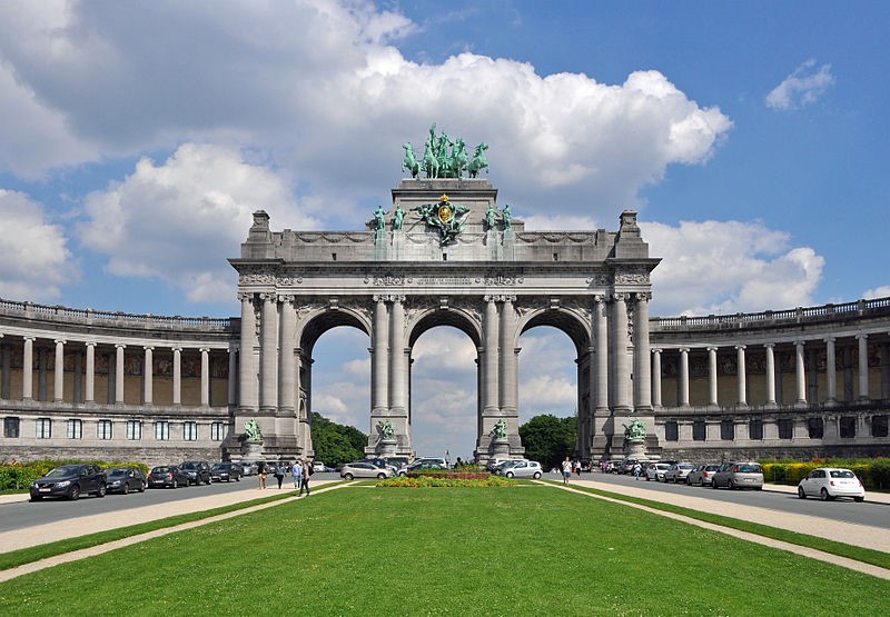 Arc du Cinquantenaire, 1880. Brüssel, Belgia.